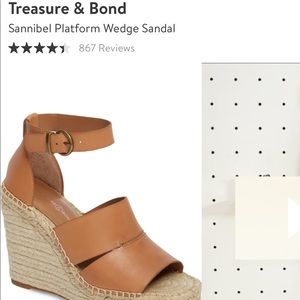 Treasure & Bond Sannibel Platform Wedge Sandal